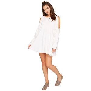 Free People Clear Skies Cold Shoulder Tunic Top size S